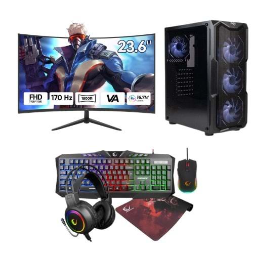 LANSMAN GAMING PC INTEL İ5-1440F / 16 GB DDR5 RAM / 512 GB NVME SSD / RTX 4070 12 GB / 24