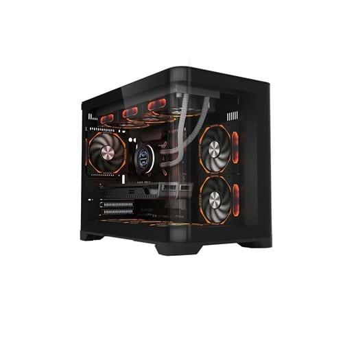 1STPLAYER UV6 M-ATX Boş Kasa 9 Fan Destekli PSU YOK