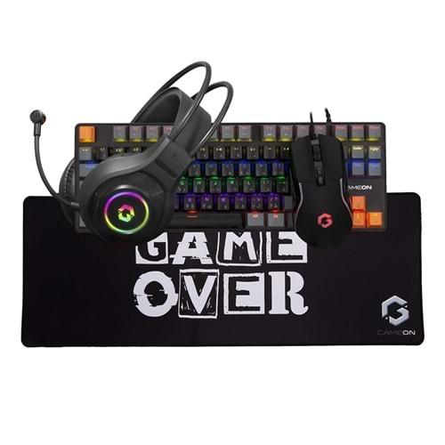 GAMEON VIPER X AYDINLATMALI USB GAMING COMBO SET