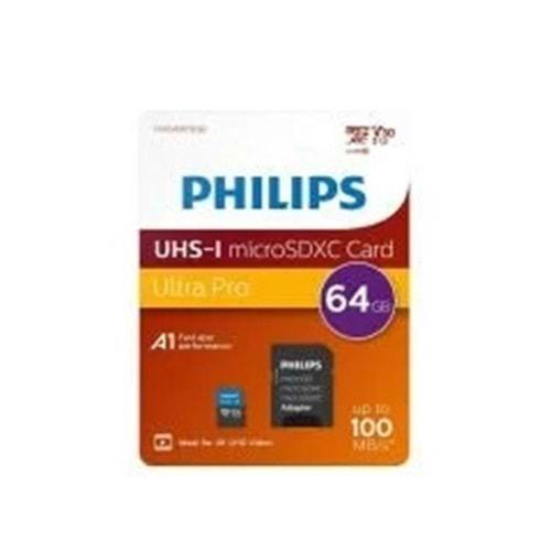 PHILIPS 64 GB MICRO SDXC 100MB/S C10 HAFIZA KARTI