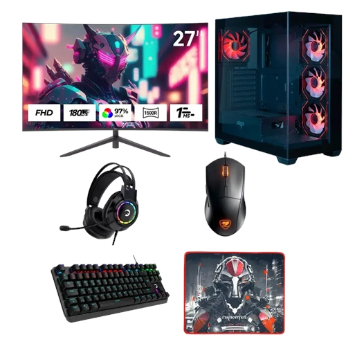 LANSMAN GAMING BUNDLE AMD RYZEN5-9600X 32 GB DDR5 RAM 12 GB RTX 5070 1TB SSD 750W