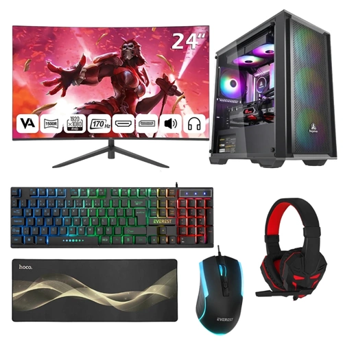 Ultra 5050 V2 Full Set Oyuncu Bilgisayarı / Intel Ultra 5 225F/16 GB DDR5/1 TB SSD/RTX 5050/650W/ARGB KASA/OEM PAKET
