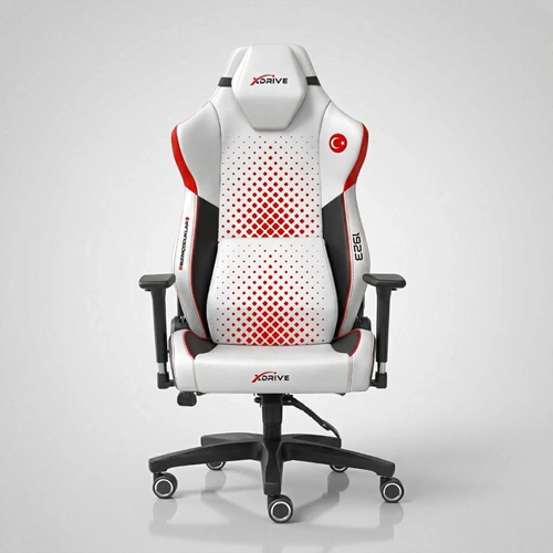 XDRIVE GAMING CHAIR ANKA KIRMIZI BEYAZ TFF 1923