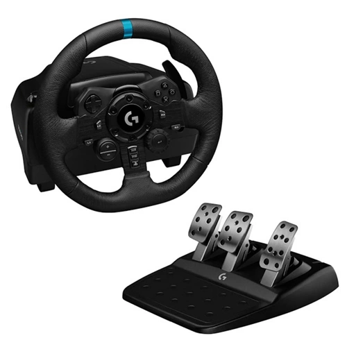 Logitech G923 PS5, PS4 ve PC ile Uyumlu Siyah Yarış Direksiyonu ve Pedalı
