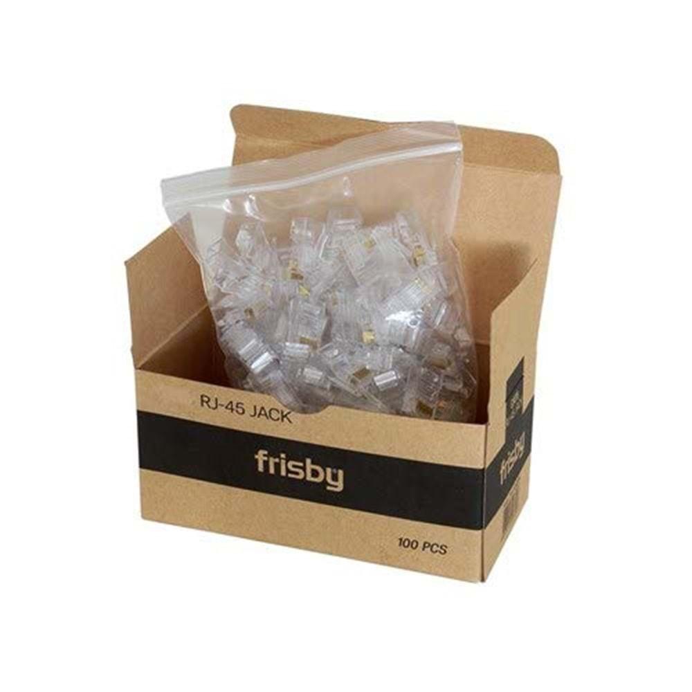 FRISBY CAT5 RJ-45 JACK 100 PCS