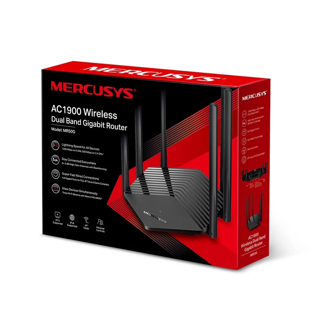 MERCUSYS MR50G AC1900 DUAL-BAND Wi-Fi ROUTER