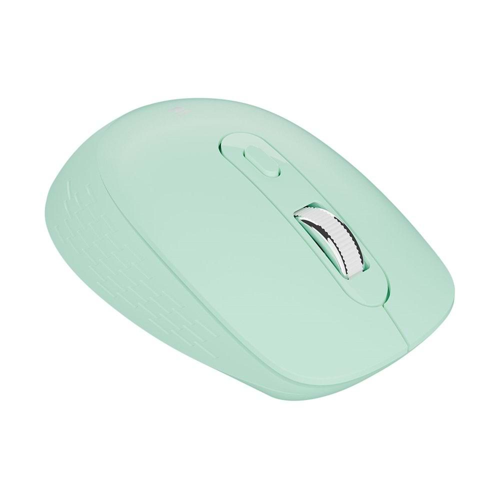 EVEREST SM-BT09 USB TURKUAZ 2IN1 BLUETOOTH VE 2.4 GHZ KABLOSUZ MOUSE
