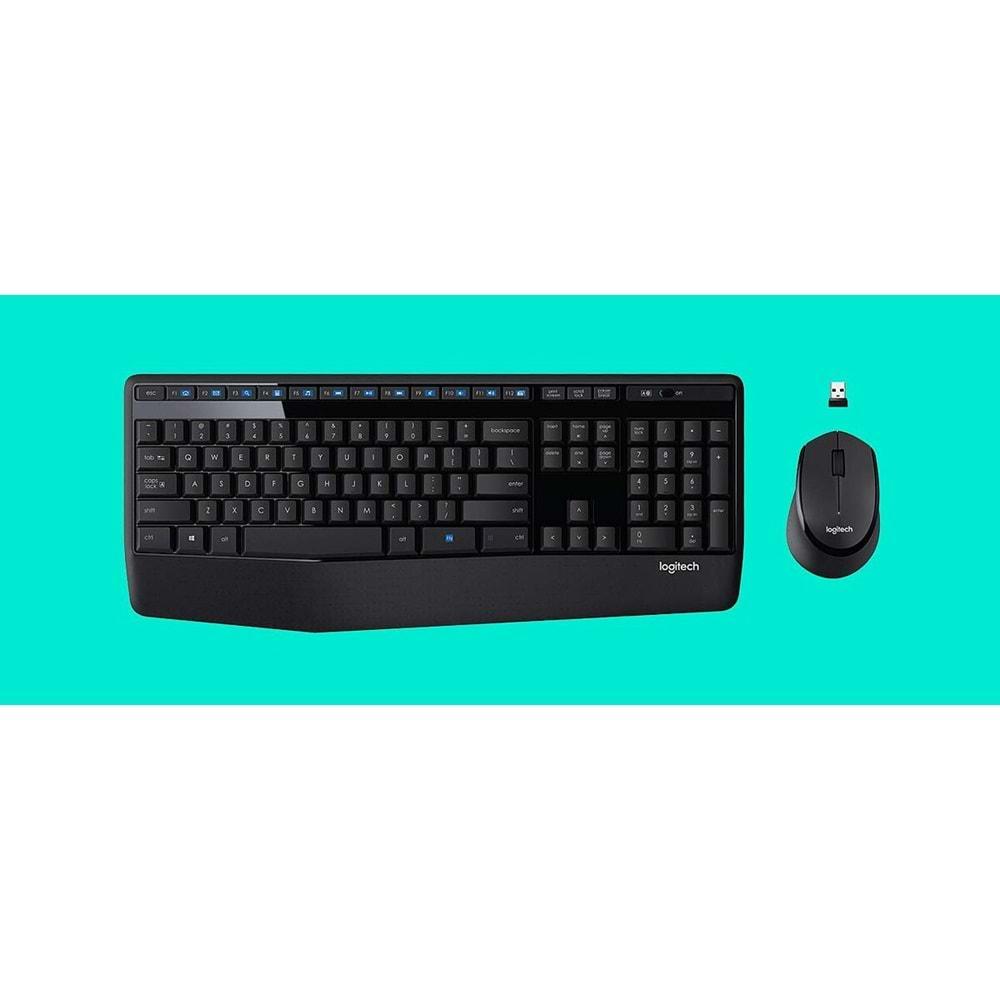 LOGITECH MK345 KALVYE MOUSE SET KABLOSUZ SİYAH 920-006514