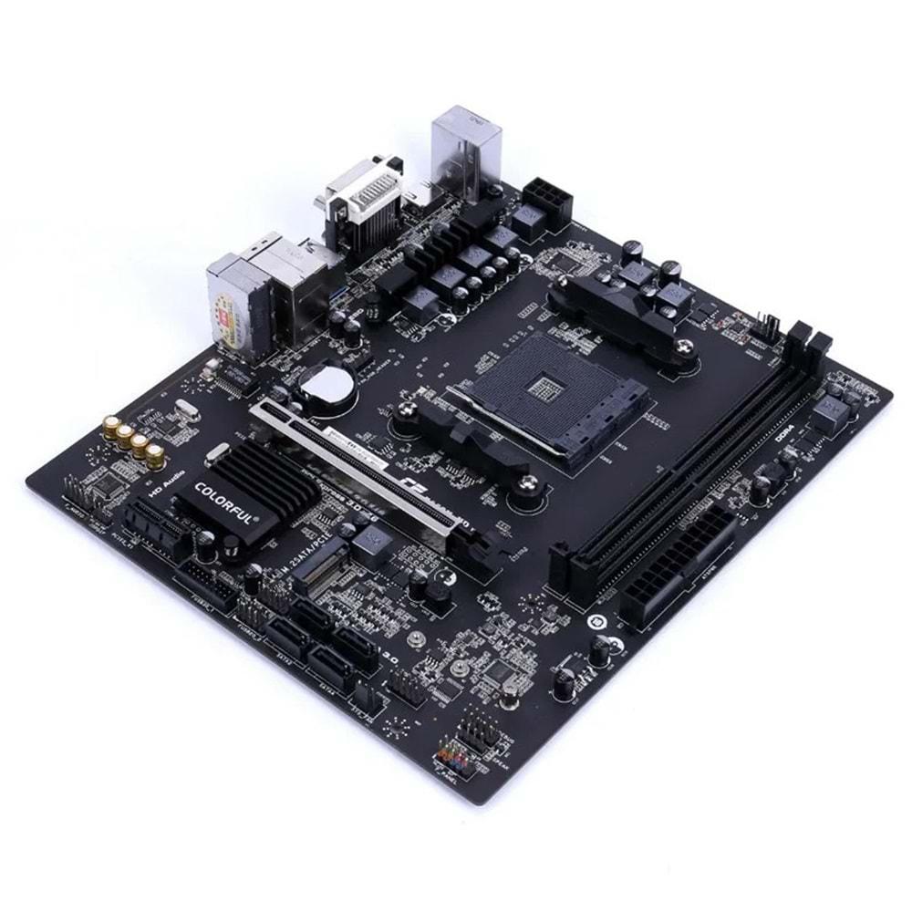 COLORFUL BATTLE- AX B450M-KM2 V14 DDR4 mATX AM4 3200 MHZ