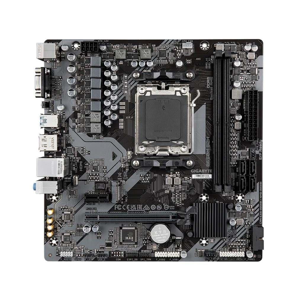 GIGABYTE B650M S2H DDR5 6400 MHZ 1ZVGA 1X HDMI 1XDP 1XM.2 USB 3.2 MATX AM5