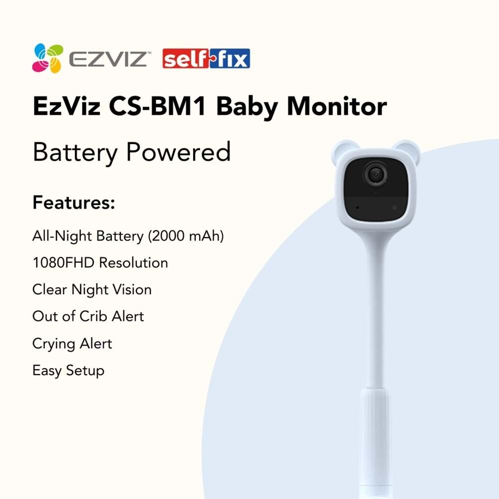 EZVIZ BM1 BABY MONITOR BLUE