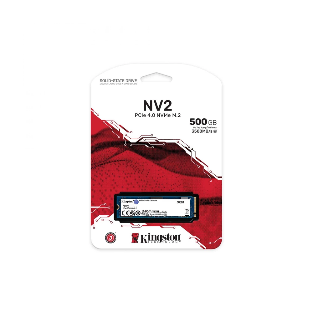 KINGSTON SSD NV2 SNV2S 500 GB PCIe 4.0 3500-2100 MB/s