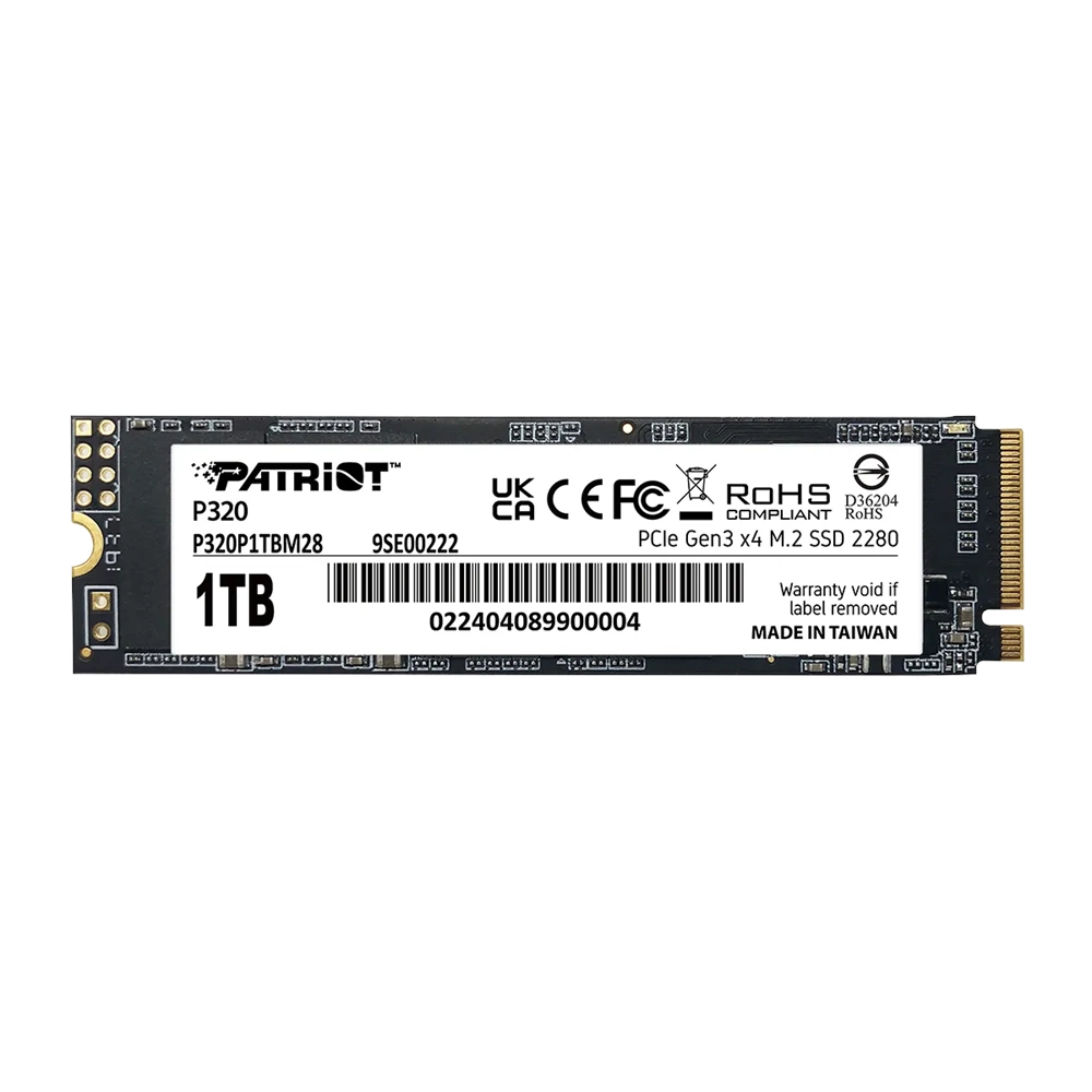PATRIOT P320 3000/2200 MB/s 1TB M.2 SSD