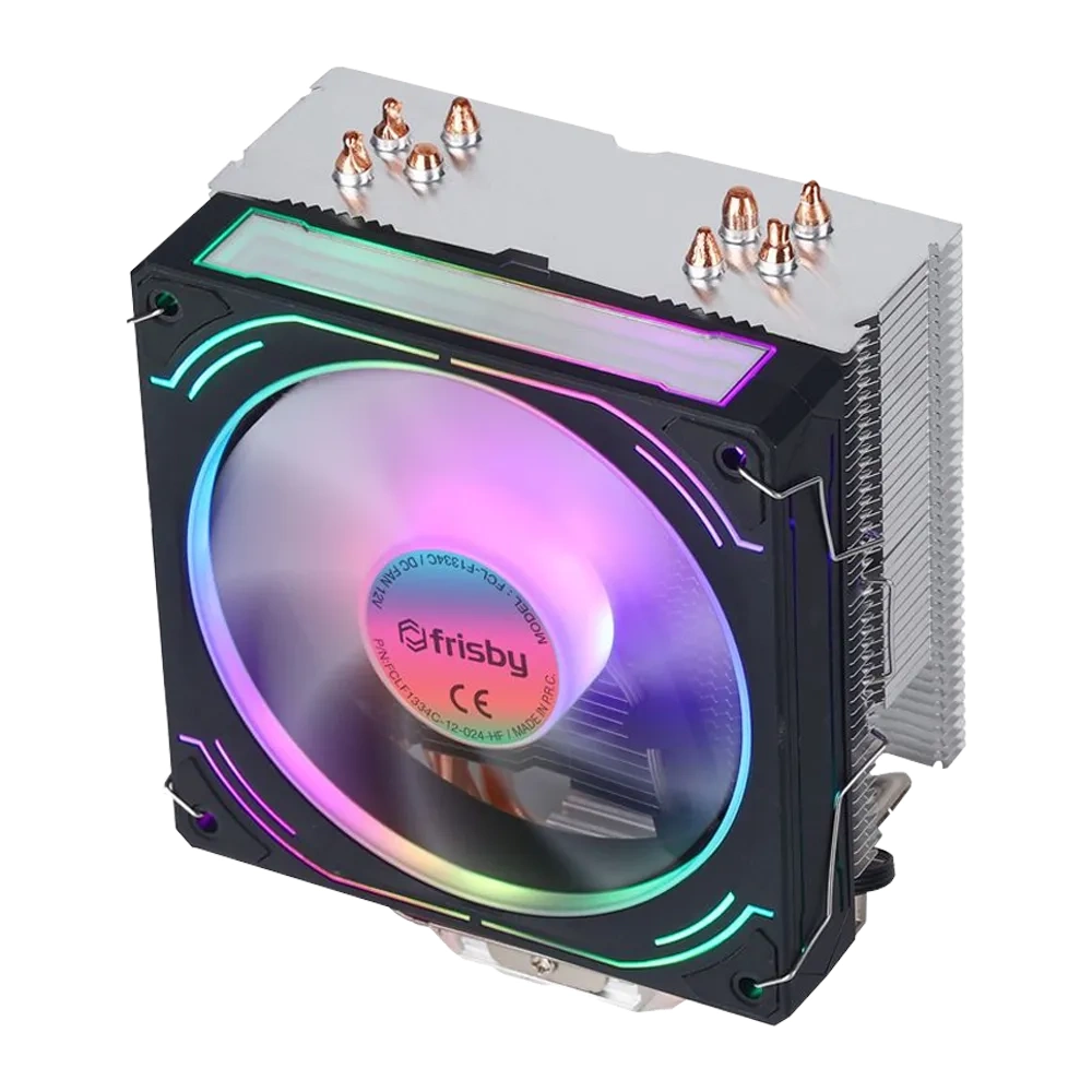 FRISBY FCL-F1334C RGB 120mm AMD/INTEL Bakır Borulu Kule Tipi İşlemci Soğutucu