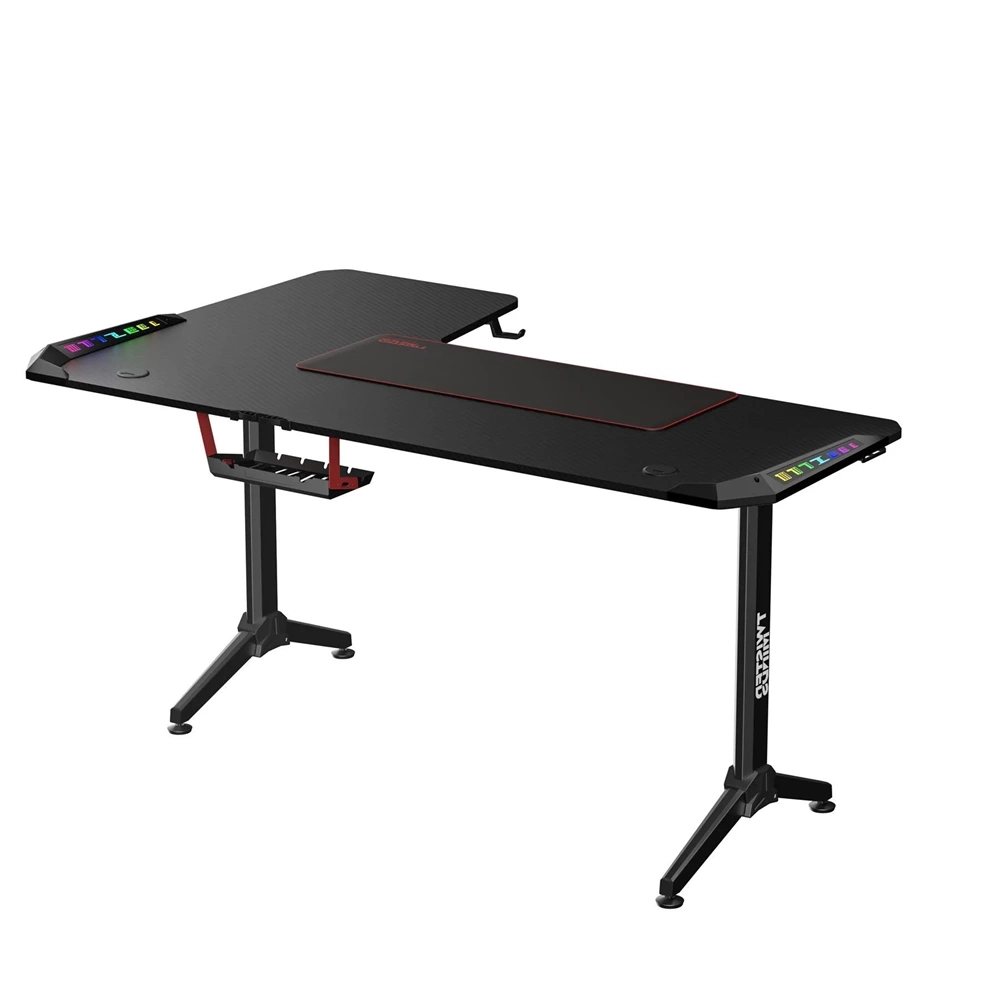 TWISTED MINDS RGB WARRIOR L ŞEKİLLİ OYUNCU MASASI