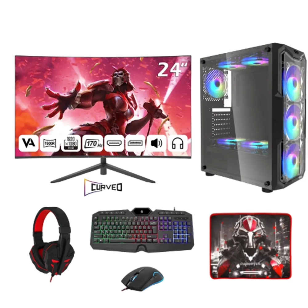 LANSMAN GAMING BUNDLE AMD RYZEN 5-5500 16 GB RAM 8 GB RTX5060 512 GB SSD 650W