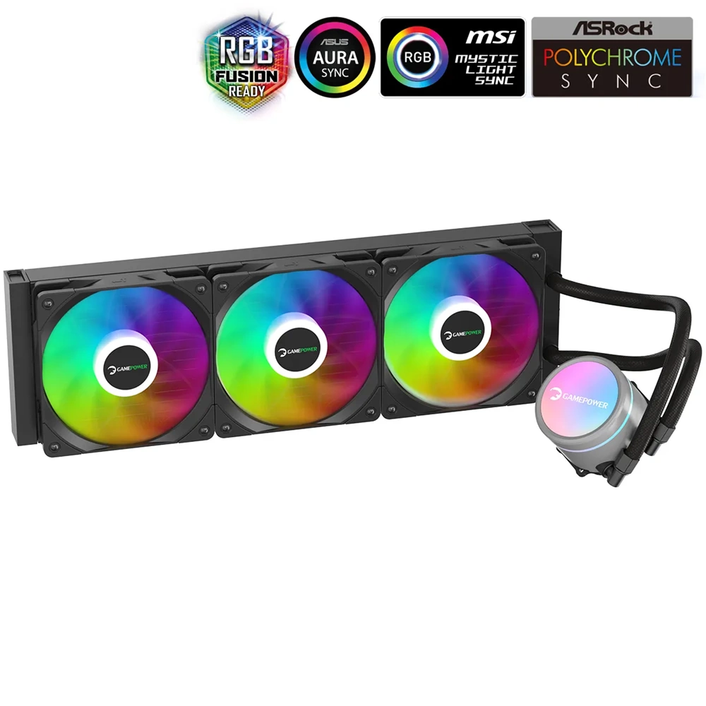 GAMEPOWER SKADI V2 360 AIO RGB LGA1700/AM5 Uyumlu Sıvı Soğutucu