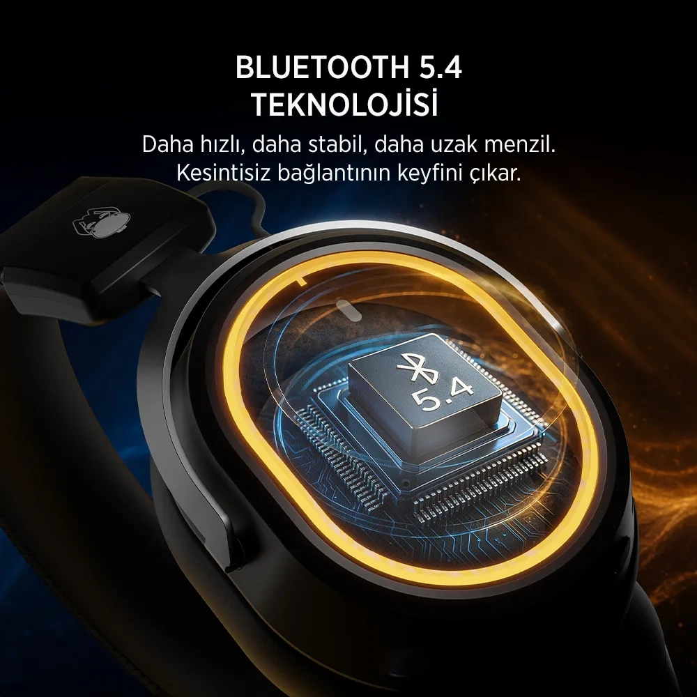 James Donkey 830 Triple Mode (Bluetooth/Wireless/USB) Gaming Kulaklık Siyah