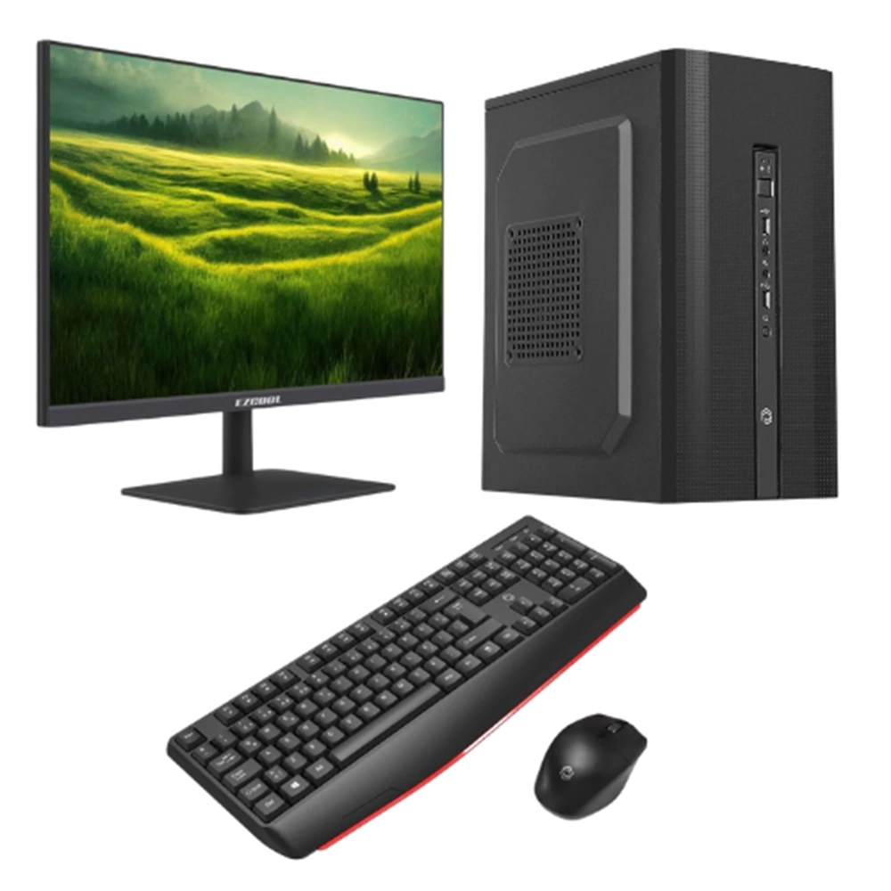 LANSMAN DESKTOP PC RYZEN5-5500 8GB 512 GB SSD 2GB GT610 FDOS 21.5 INCH 100HZ MONITOR KABLOSUZ KLAVYE MOUSE