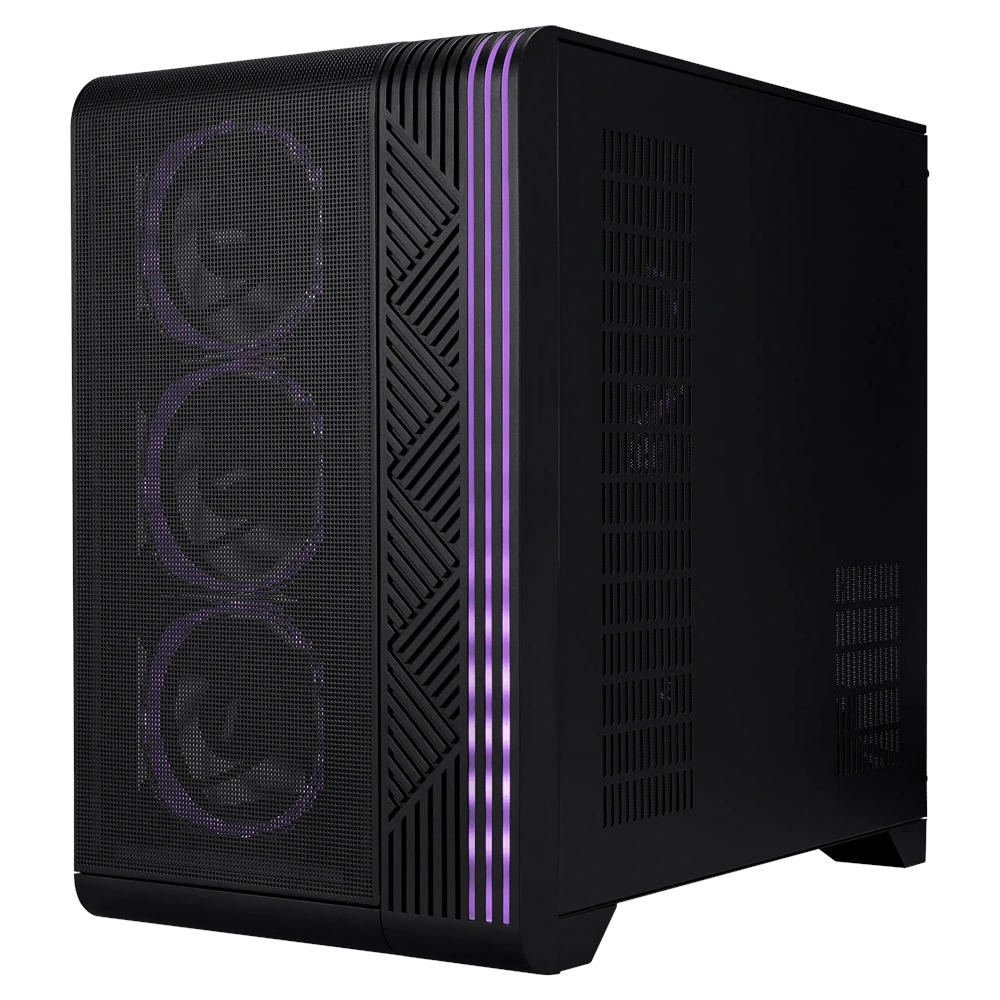 1ST PLAYER VT7 SİYAH 850W 80+ SILVER ATX 3.1 ARGB 4X12CM FAN TEMPERLİ CAM USB 3.0 ATX KASA