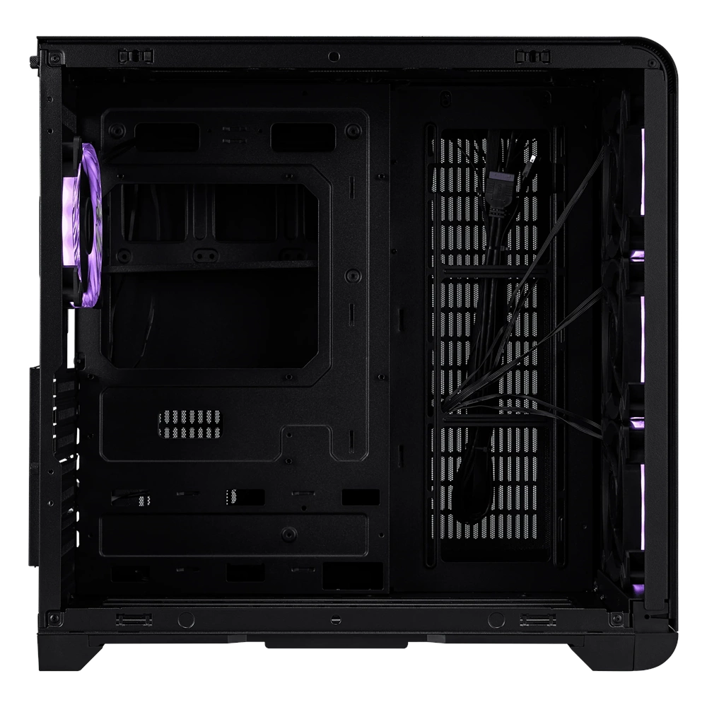 1ST PLAYER VT7 SİYAH 850W 80+ SILVER ATX 3.1 ARGB 4X12CM FAN TEMPERLİ CAM USB 3.0 ATX KASA