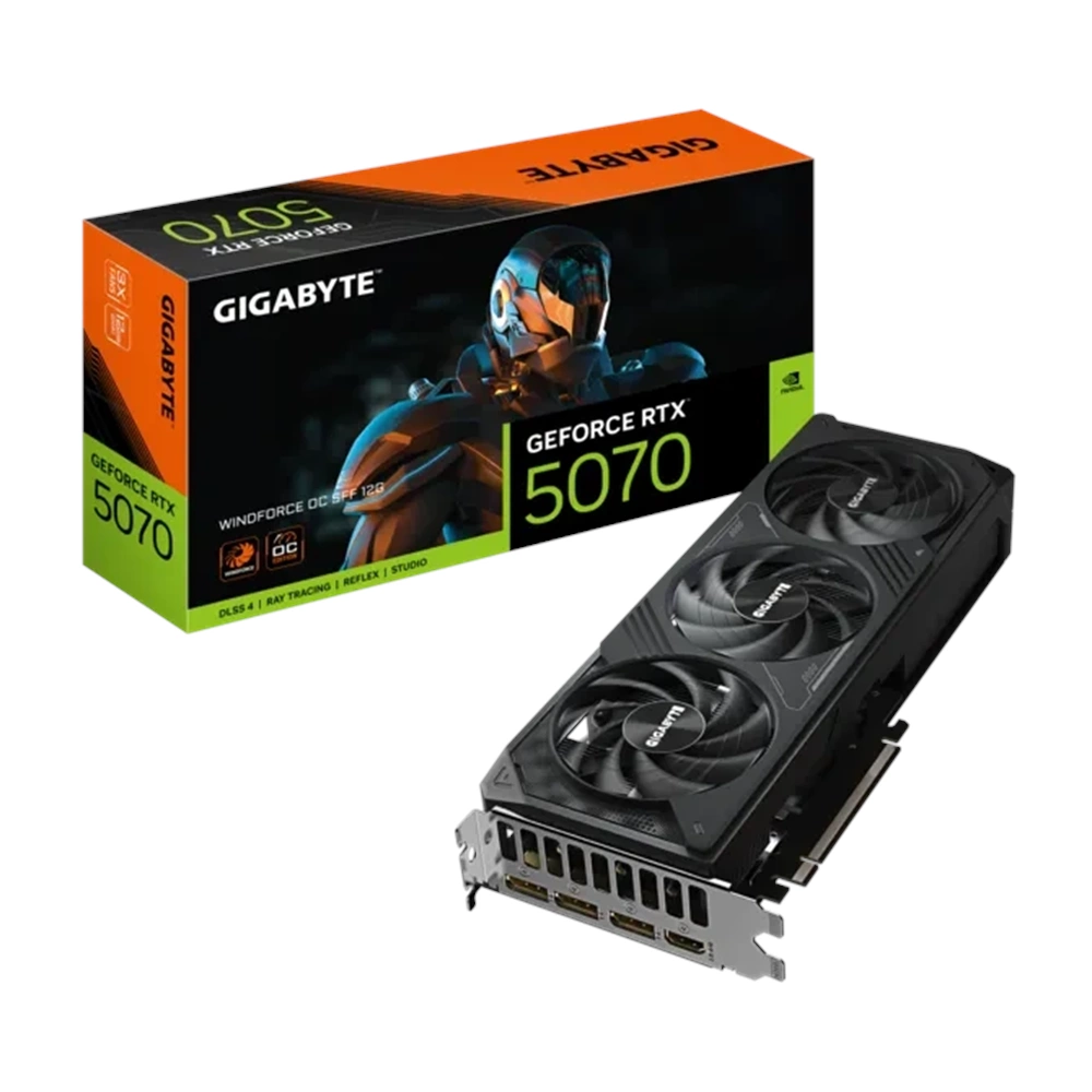 GIGABYTE RTX 5070 WINDFORCE OC 12 GB GDDR7 192 BIT EKRAN KARTI