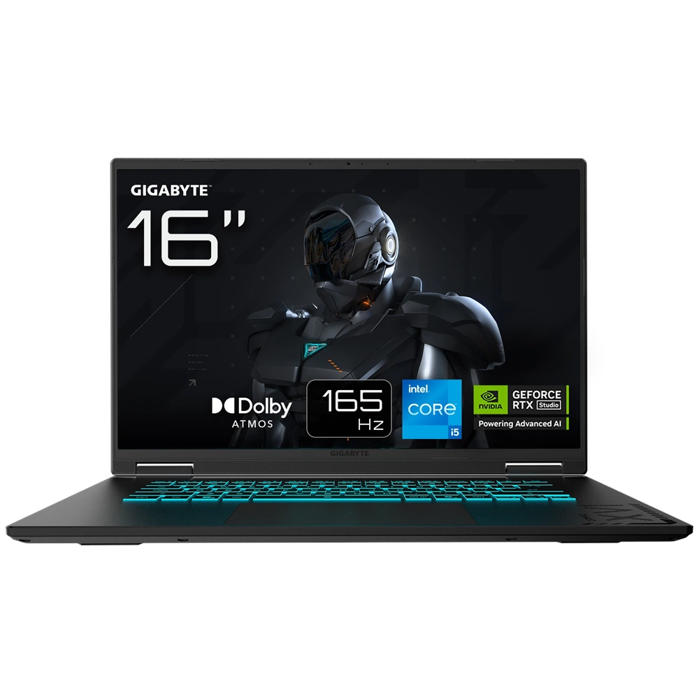 GIGABYTE A16 INTEL i5-13400H 16 GB DDR5 RAM 512 GB SSD 6 GB RTX 4050 16