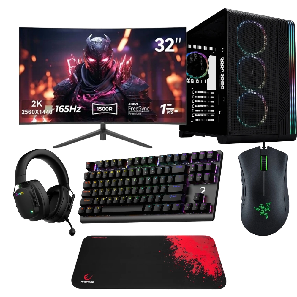 LANSMAN GAMING BUNDLE RYZEN7-7800X3D 32 GB DDR5 RAM 16GB RX9070XT 1TB SSD 850W