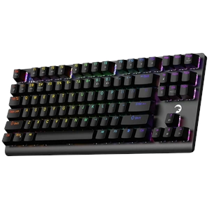 GamePower Eva 7 60M Mekanik Kablolu, 2.4Ghz, Bluetooth 3 Mod Red Switch Türkçe Q 88 Tuş USB RGB Gaming Klavye