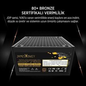 James Donkey JDP750 APFC 12CM 750W Bronze 80+ Power Supply