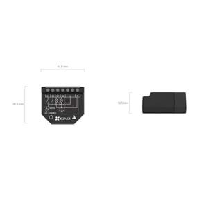 EZVIZ AKILLI PRİZ RÖLESİ WİFİ 2PM T36