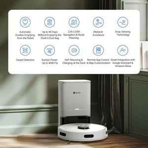 EZVIZ RE4 PLUS ROBOT SÜPÜRGE MOP