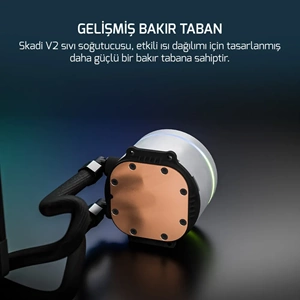 GAMEPOWER SKADI V2 360 AIO RGB LGA1700/AM5 Uyumlu Sıvı Soğutucu