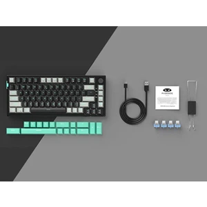 MAGEGEE SKY81 MEKANIK RGB KABLOLU GAMING KLAVYE HOT SWAP-GRI SIYAH