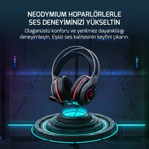 GAMEPOWER RANGER SIYAH 7.1 RGB GAMING KULAKLIK
