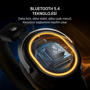 James Donkey 830 Triple Mode (Bluetooth/Wireless/USB) Gaming Kulaklık Siyah