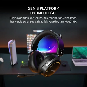 James Donkey 830 Triple Mode (Bluetooth/Wireless/USB) Gaming Kulaklık Siyah