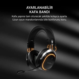 James Donkey 830 Triple Mode (Bluetooth/Wireless/USB) Gaming Kulaklık Siyah