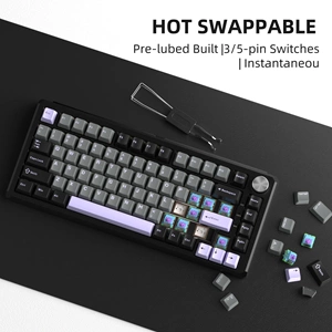 MAGEGEE CAPTAIN75 WIRELESS/BT/KABLOLU RGB HOT SWAP GAMING KLAVYE