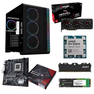 LANSMAN GAMING PC RYZEN7-7800X3D 32 GB DDR5 RAM 16GB RX9070XT 1TB SSD 850W