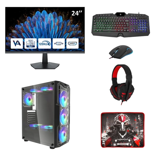 LANSMAN GAMING BUNDLE AMD RYZEN 5-5500 16 GB RAM 8 GB RTX3050 512 GB SSD 650W