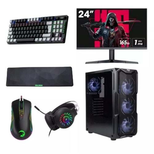 LANSMAN GAMING PC BUNDLE I5-13400F 16 GB DDR4 RAM 512 GB NVME SSD RTX 5060 650W 80+