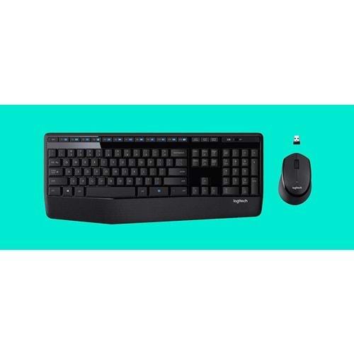 LOGITECH MK345 KALVYE MOUSE SET KABLOSUZ SİYAH 920-006514