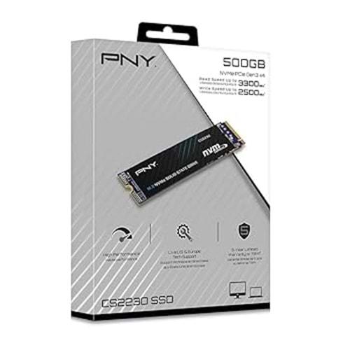 PNY CS2230 500 GB 3300/2500 NVMe PCle M.2 SSD (M280CS2230-500-RB