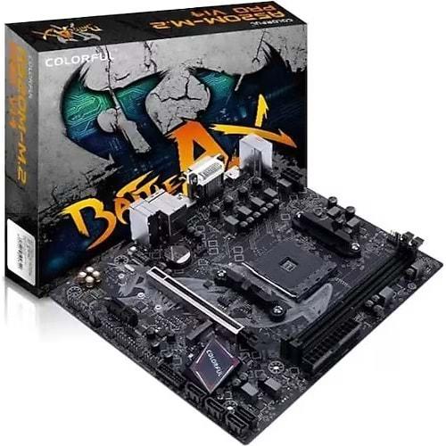COLORFUL BATTLE- AX B450M-KM2 V14 DDR4 mATX AM4 3200 MHZ
