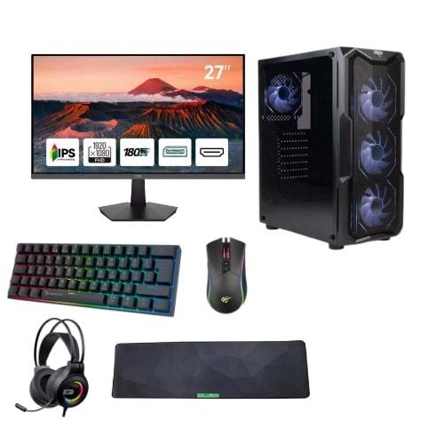 LANSMAN GAMING PC INTEL i7-12700KF/32 GB DDR5 RAM/512 GB NVME SSD/RTX 5060/650W 80+/27
