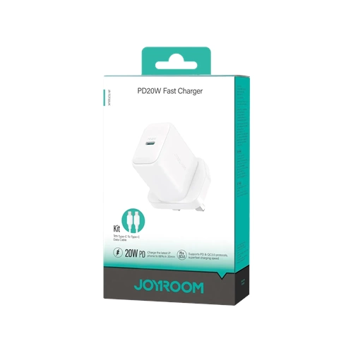 JOYROOM TCF20 20W HIZLI ŞARJ SETİ TYPE-C TO LIGHTNING