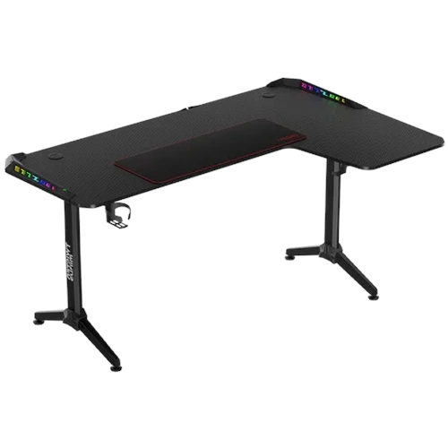 TWISTED MINDS RGB WARRIOR L ŞEKİLLİ OYUNCU MASASI