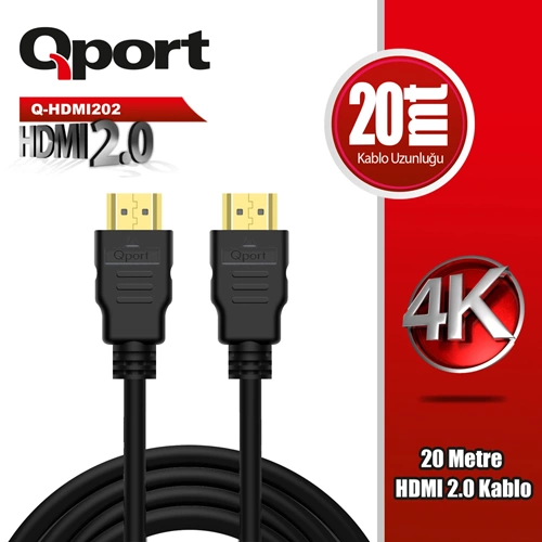QPORT 20M HDMI KABLO